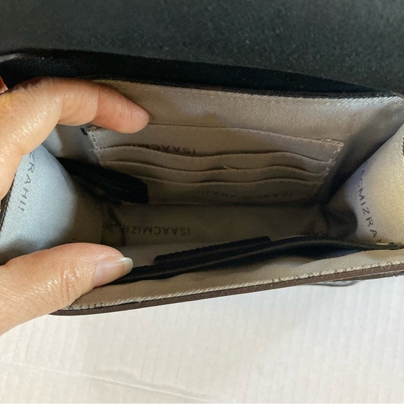 Issac Mizarahi Genuine Leather Crossbody Mini purse - Picture 12 of 13